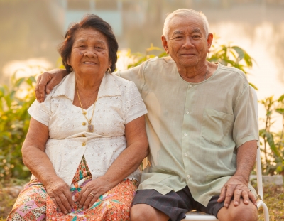 Happy Old Couple